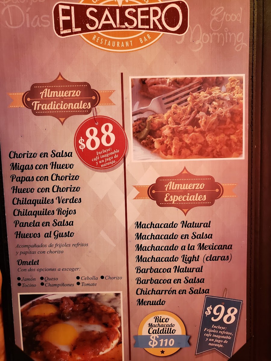 Salsero Menu - Image 2